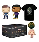 NEW Funko POP! Marvel Eternals Collector Box Ikaris 745, Kingo 745, XL T-shirt