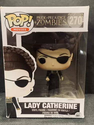 NEW Funko POP! Movies Pride Prejudice & Zombies LADY CATHERINE #270 Vinyl Figure