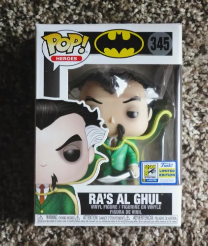 NEW Funko Pop Ra's Al Ghul #345 - Official 2020 SDCC Summer Con - Batman DC