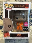 😮 New Funko Pop! Sam #1036 Trick R Treat Spirit Halloween Exclusive FLOCKED