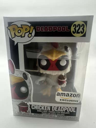 NEW!! Funko Pop! Vinyl: Marvel - Chicken Deadpool - Amazon (AM) (Exclusive) #323