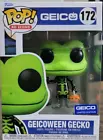 New Geico Geicoween Gecko Funko Pop Green Limited Edition #172 NEW