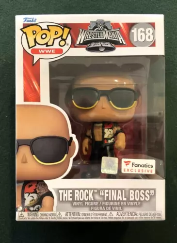 New ListingNIB & SEALED - Funko POP WWE The Rock "FINAL BOSS"  # 168