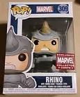 NEW RHINO #309 Marvel Collector Corps Exclusive Funko Pop! Vinyl NIB