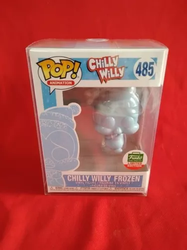 New Sealed Limited Edition Pop Funko Chilly Willy Frozen #485 In Protective Case