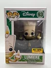 NIB Funko Pop Disney 93 LUMIERE HOT TOPIC EXCLUSIVE IOP AWESOME LOOK!