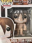 NIB RARE Funko Pop! Attack on Titan 22 Eren Titan Form Vaulted/ Retired HTF