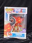 *OFFICIAL STICKER** 2023 SDCC Trigon #473 Funko POP! Justice League DC