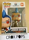 OVERWATCH JUNKER QUEEN 934 Funko Pop Vinyl New in Mint Box + PROTECTOR