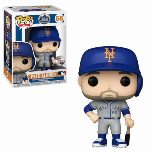 PETE ALONSO Funko Pop! Vinyl Figure Baseball MLB Mets #68 Polar Bear NEW