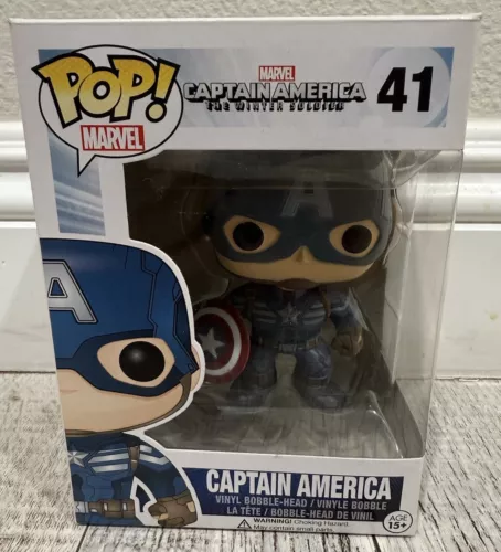 Pop Marvel Captain America The Winter Soldier #41 Avengers Funko Vinyl Bobble