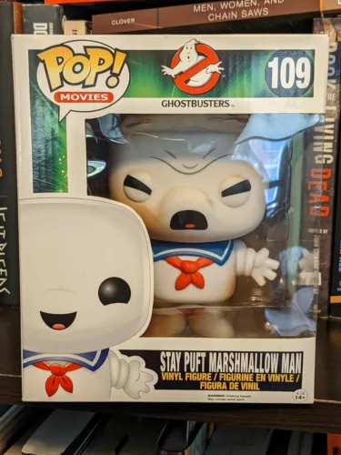 Pop! Movies Ghostbusters Stay Puft Marshmallow Man 109 -TOASTED- NEW RARE!!!