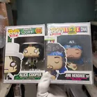 Pop Rocks:  Alice Cooper #68 With Hat & Jimi Hendrix Live Maui Funko Pop Set