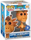 Pop Teenage Mutant Ninja Turtles Figure Exclusive Geoffrey As Michelangelo #203