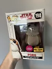 Porg CHASE FLOCKED #198 Funko Pop 2017 Star Wars Hot Topic Exclusive Open Mouth