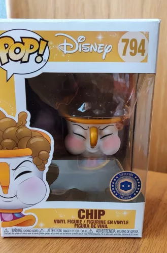 Pre-Owned "CHIP" #794 Funko Pop! Disney Beauty & The Beast: Pop In A Box