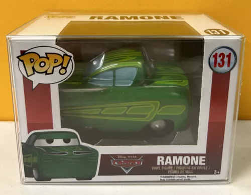 ⭐️ RAMONE 131 Cars Disney Pixar ⭐️ Funko Pop Figure ⭐️ BRAND NEW ⭐️+ PROTECTOR⭐️