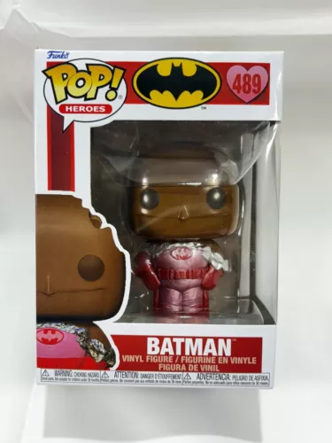 Rare Funko Pop! Heroes DC 489 Batman Valentines Day Chocolate Figure ✅48HR P&P✅