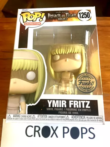 Rare YMIR FRITZ Attack on Titan FE 1250 Funko Pop! Vinyl New in Mint Box + P/P