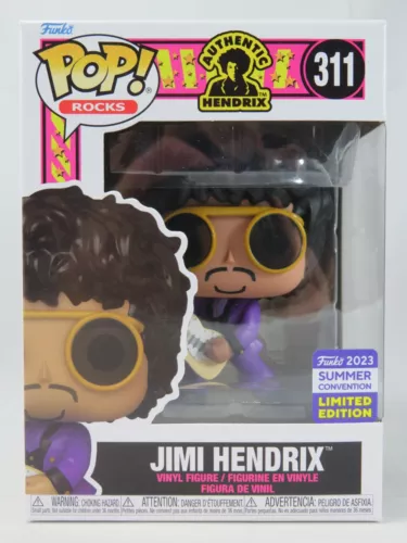 Rocks Funko Pop - Jimi Hendrix - Authentic Hendrix - SDCC - No. 311