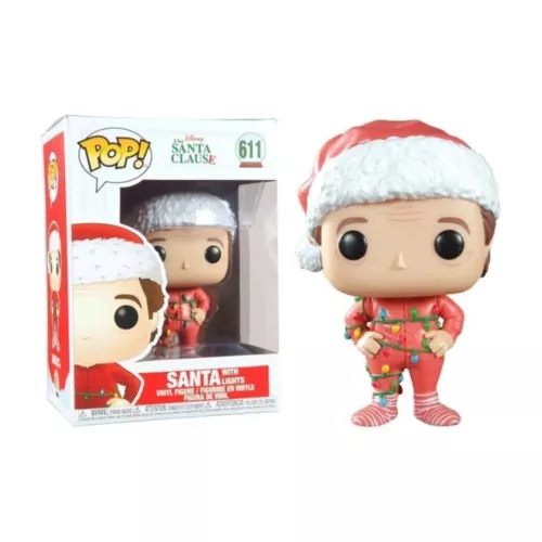 SANTA WITH LIGHTS Funko Pop Disney The Santa Clause Movie #611 Vinyl Figure NEW