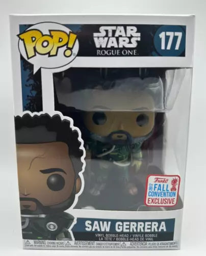 Saw Gerrera Funko Pop Star Wars Rogue One NYCC Con Exclusive 2017 177