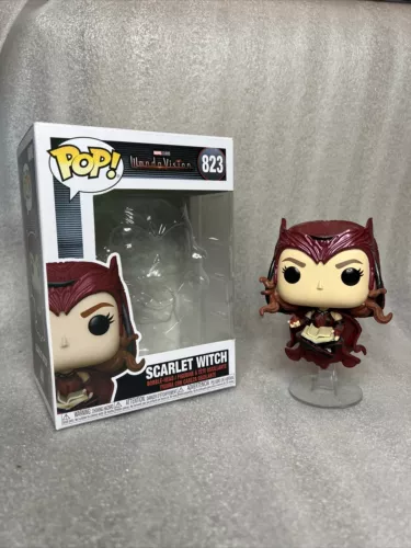 Scarlet Witch #823 with Darkhold WandaVision Funko Pop Vinyl!