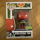 SDCC 2024 Exclusive Funko Pop! Batman/Superman Fusion #506 Con Sticker