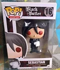 Sebastian Pop 16 - Black Butler Funko Pop! Vinyl 2014 RARE Vaulted + Protector