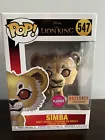 Simba Funko Pop 547 Flocked Box Lunch Exclusive Vinyle Figure Lion King Disney