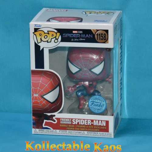 Spider-Man: NWH - Friendly Neighborhood Spider-Man Metallic Pop! (RS) #1158