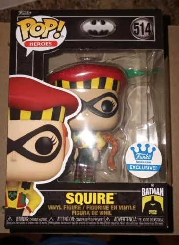 Squire Funko Pop! 514 Shop Exclusive Batman DC Comics Knight Rare