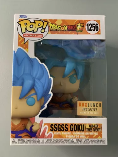 SSGSS Goku (Kaio-Ken Times Twenty) 1256 Dragon Ball Super Box Lunch Funko Pops!