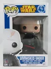 Star Wars Funko Pop - Unmasked Vader - Blue Box - No. 43 - Free Protector