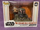 Star Wars the Mandalorian Boba Fett and Fennec on Throne Funko Pop #486