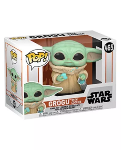 Star Wars - The Mandalorian - Grogu with Cookie Funko Pop Vinyl #465