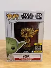 Star Wars Yoda Funko Pop! #124 Gold 2019 Galactic Convention Exclusive