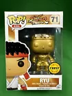 Street Fighter Funko Pop Asia #71 Gold Ryu Chase Limited Edition