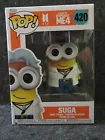 Suga as Minion #420 BTS/Despicable Me4 Funko Pop Vinyl Figure Animation/Rocks