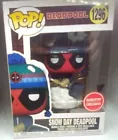 SUPER HOT RARE FUNKO POP SNOW DAY DEADPOOL 1296 GAMESTOP EXCLUSIVE