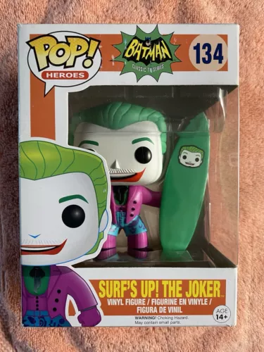 Surfs up! The joker Funko pop #134 Batman classic tv series