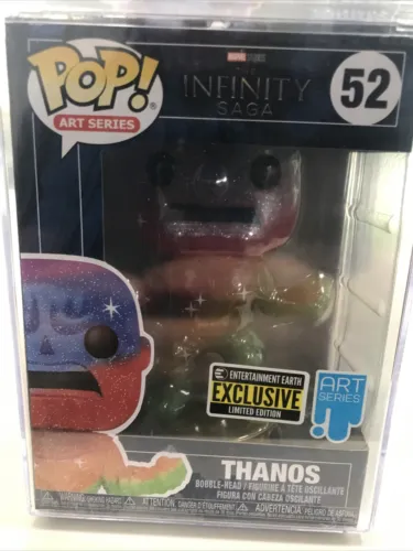 Thanos Marvel The Infinity Saga Funko Pop! Art Series Vinyl Figure #52