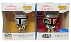 The Mandalorian Star Wars Boba Fett 2022 Funko Pop Movie Ornaments DAMAGED BOXES