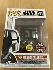 THE MANDALORIAN WITH DARKSABER #491 Funko Pop Glow In The Dark - Free P&P