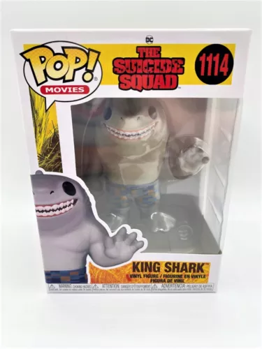 The Suicide Squad: King Shark Vinyl Figure #1114 Funko Pop / DC Comics