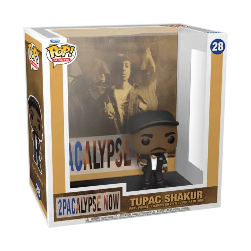 TUPAC SHAKUR 2PAC Funko POP Albums 28 2PACALYPSE NOW Action Figure Music New