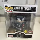 Used Funko Pop! 6" Deluxe Marvel Venom on Throne Pop  Glow in the Dark 965