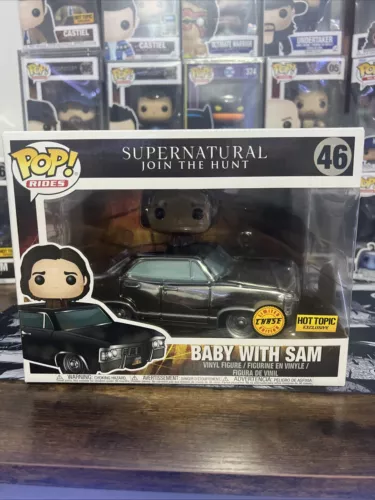 VAULTED Funko POP! RIDES Supernatural BABY WITH SAM #46 Metallic CHASE Hot Topic