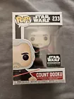 VAULTED Funko Pop! Star Wars - Count Dooku - Smuggler's Bounty Exclusive #233