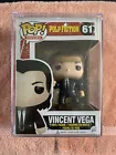 Vincent vega Funko Pop #61 with hard pop protector pulp fiction Funko pop movie!